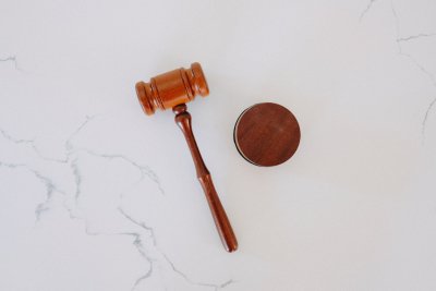 photograph of a wooden gavel